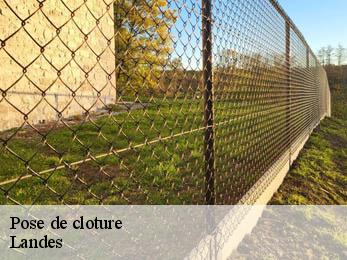 Pose de cloture Landes