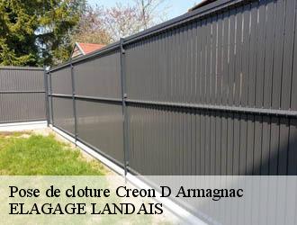Pose de cloture  creon-d-armagnac-40240 ELAGAGE LANDAIS