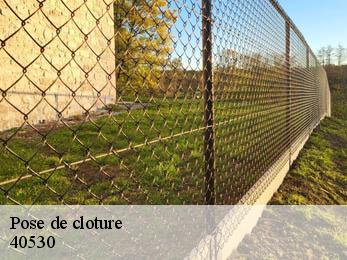 Pose de cloture 40530