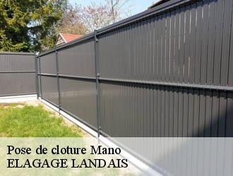 Pose de cloture  mano-40410 Riva Élagage 40