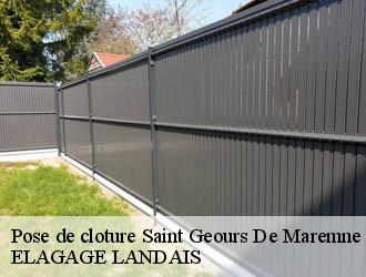 Pose de cloture saint-geours-de-maremne-40230 ELAGAGE LANDAIS