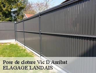 Pose de cloture vic-d-auribat-40380 ELAGAGE LANDAIS